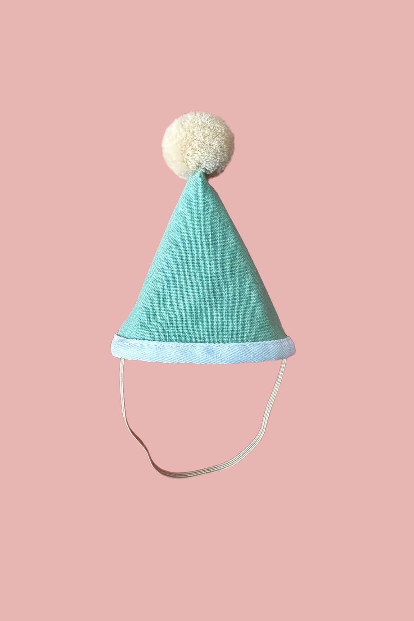 Mini Plush Party Hat Green