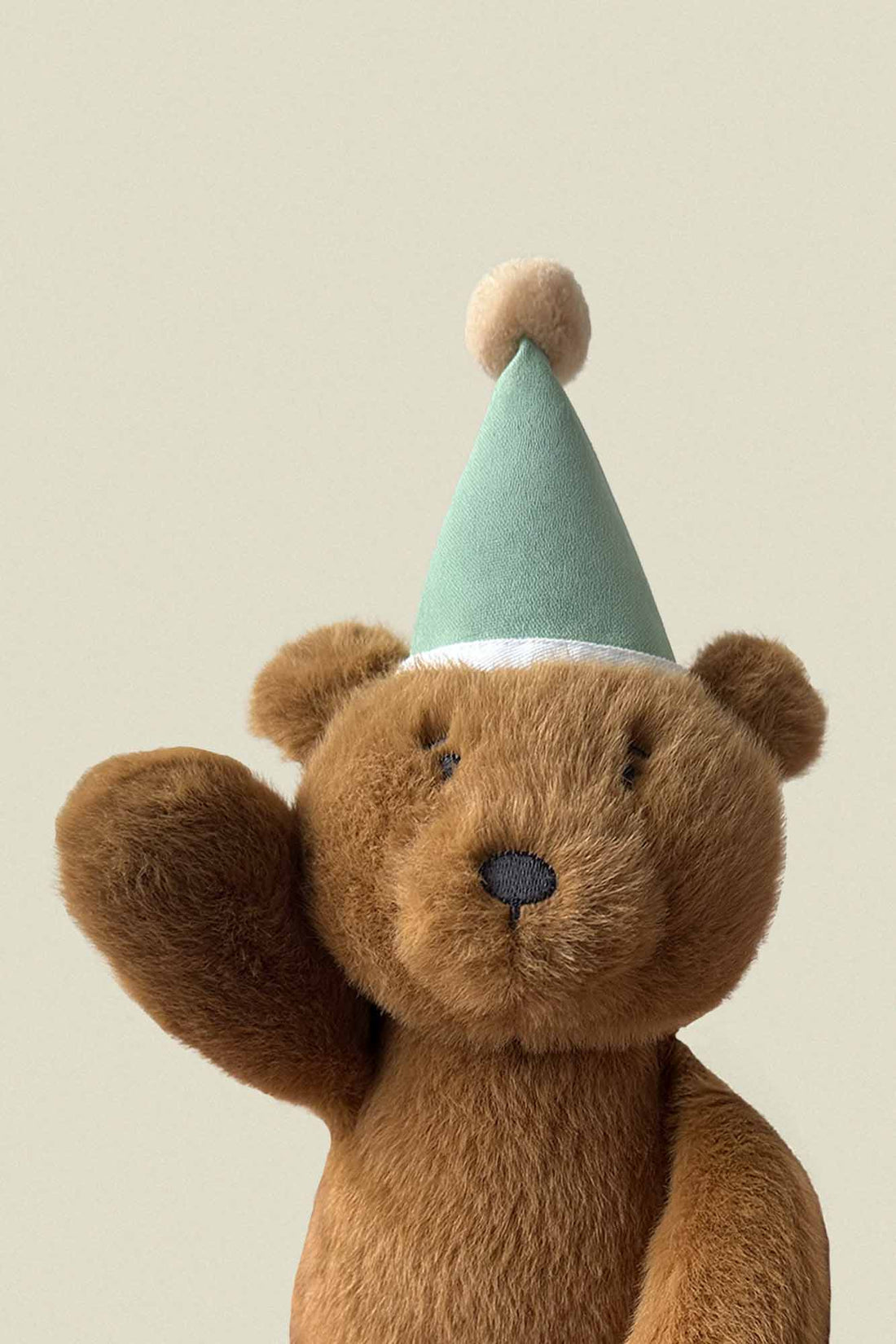 Mini Plush Party Hat Green
