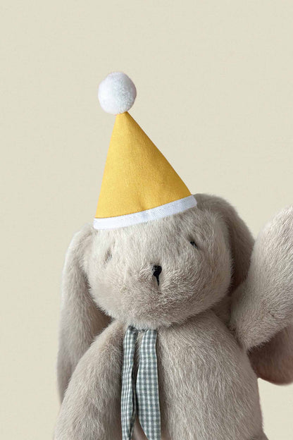 Mini Plush Party Hat Yellow