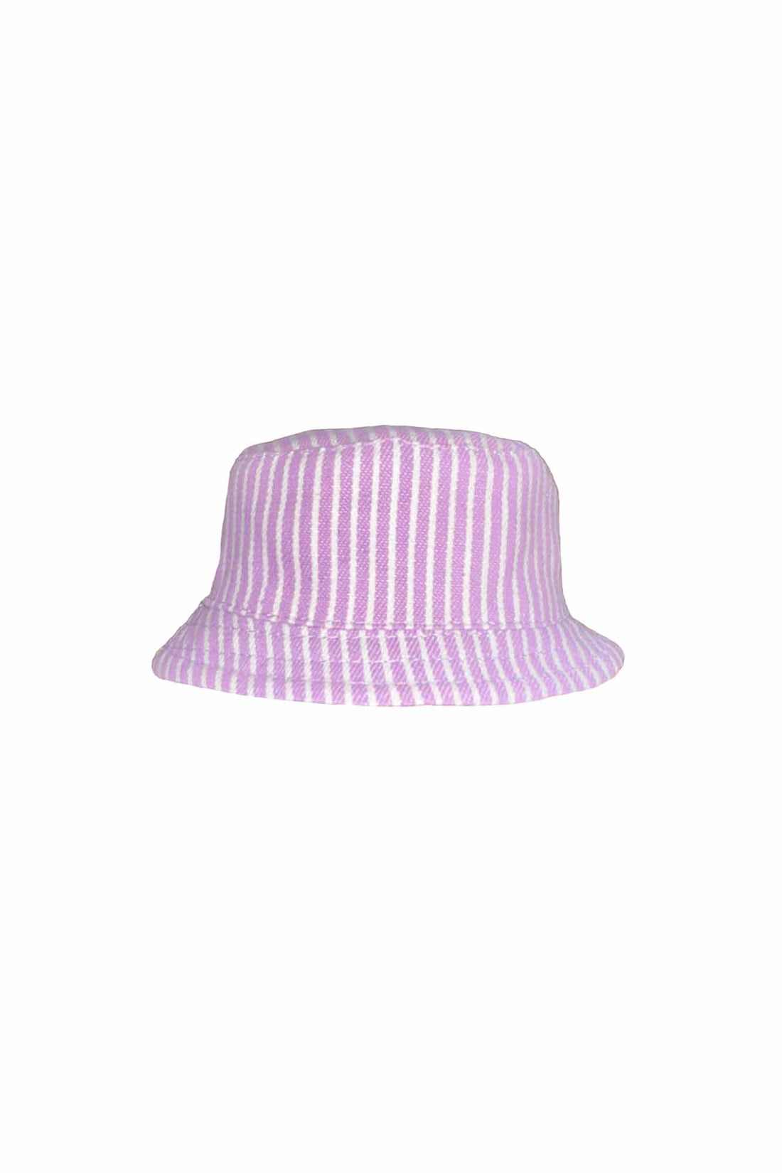 Mini Striped Pink Reversible Bucket Hat