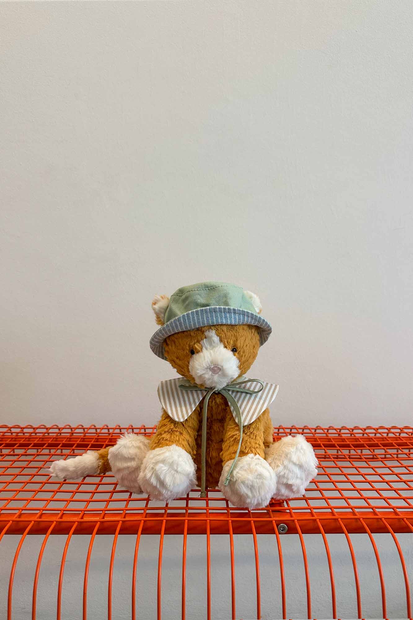 Mini Striped Sage Reversible Bucket Hat