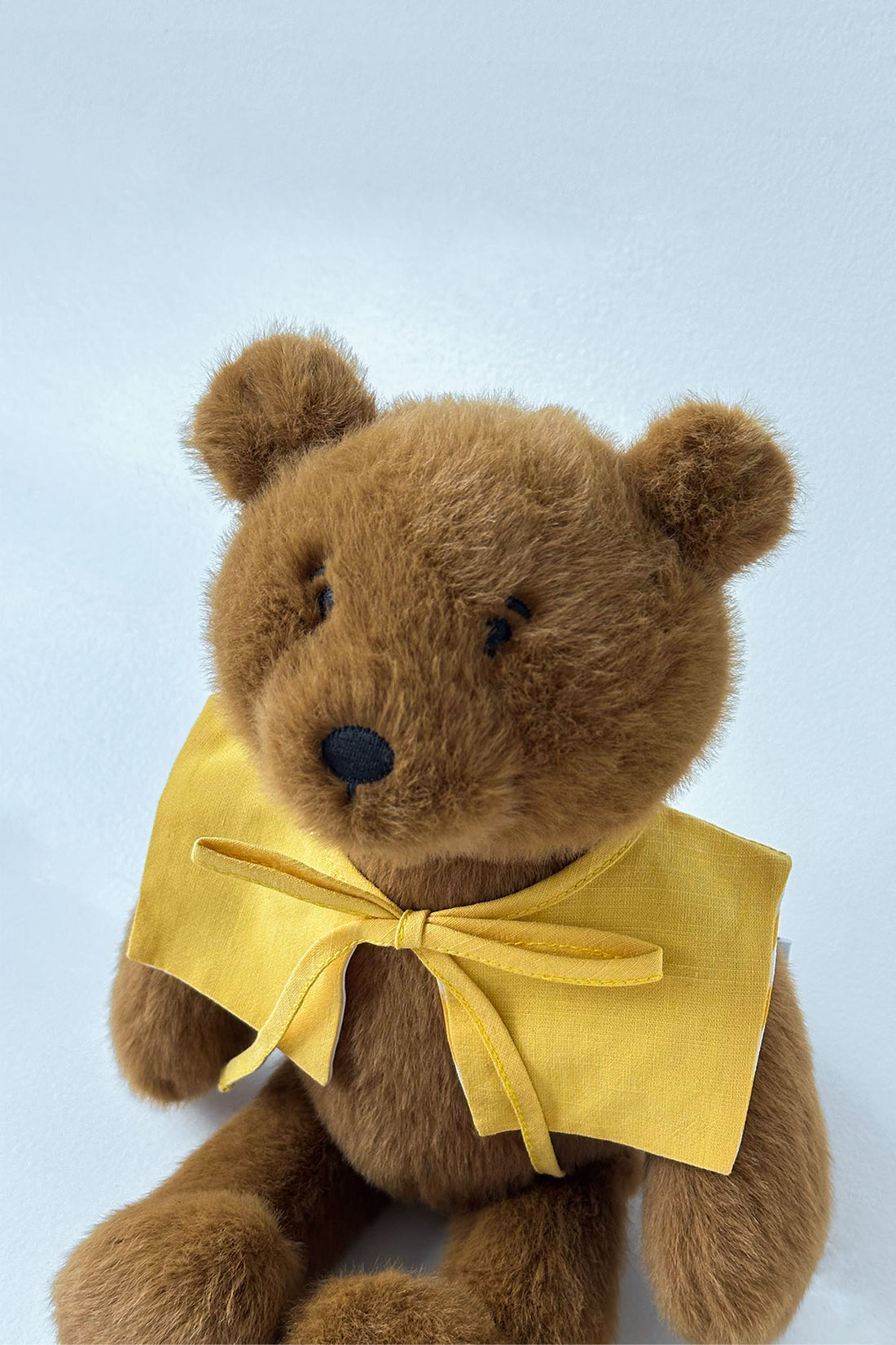 Mini Striped Yellow Reversible Square Collar