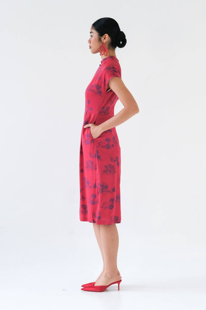 Modern Toile Cheongsam