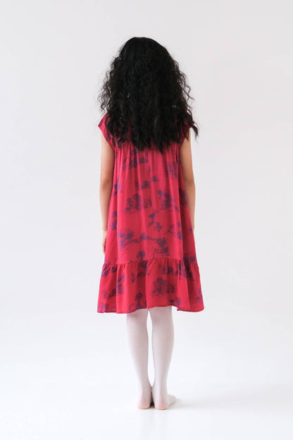 Modern Toile Daphne Cheongsam