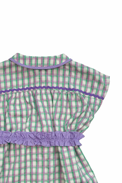 Multicolour Check Penny Dress