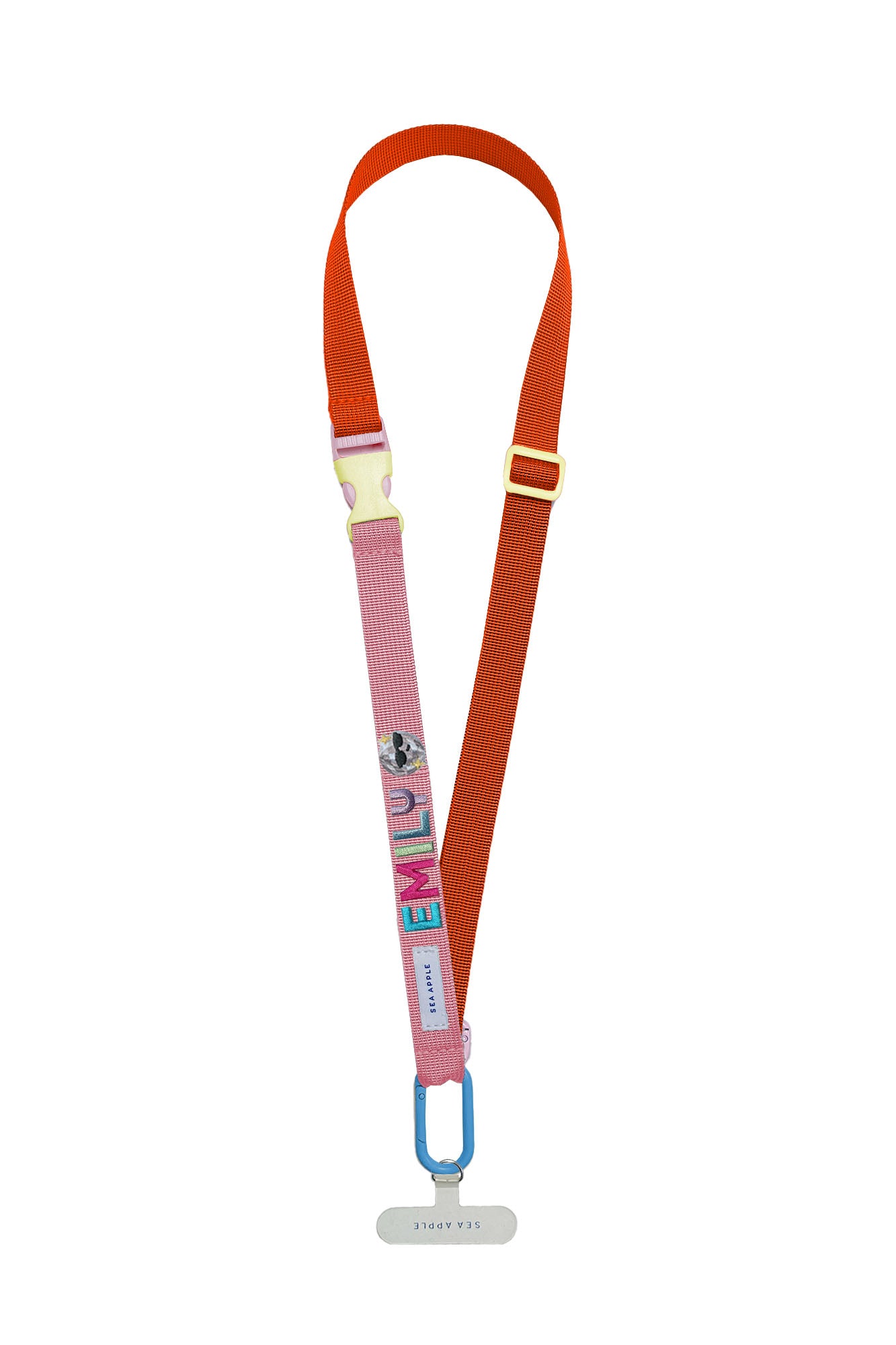 Personalisable Orange Lanyard