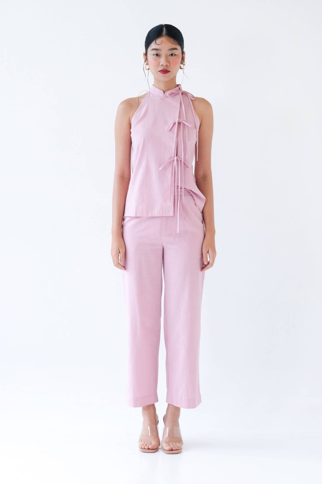 Peony Halter Top &amp; Pants Set