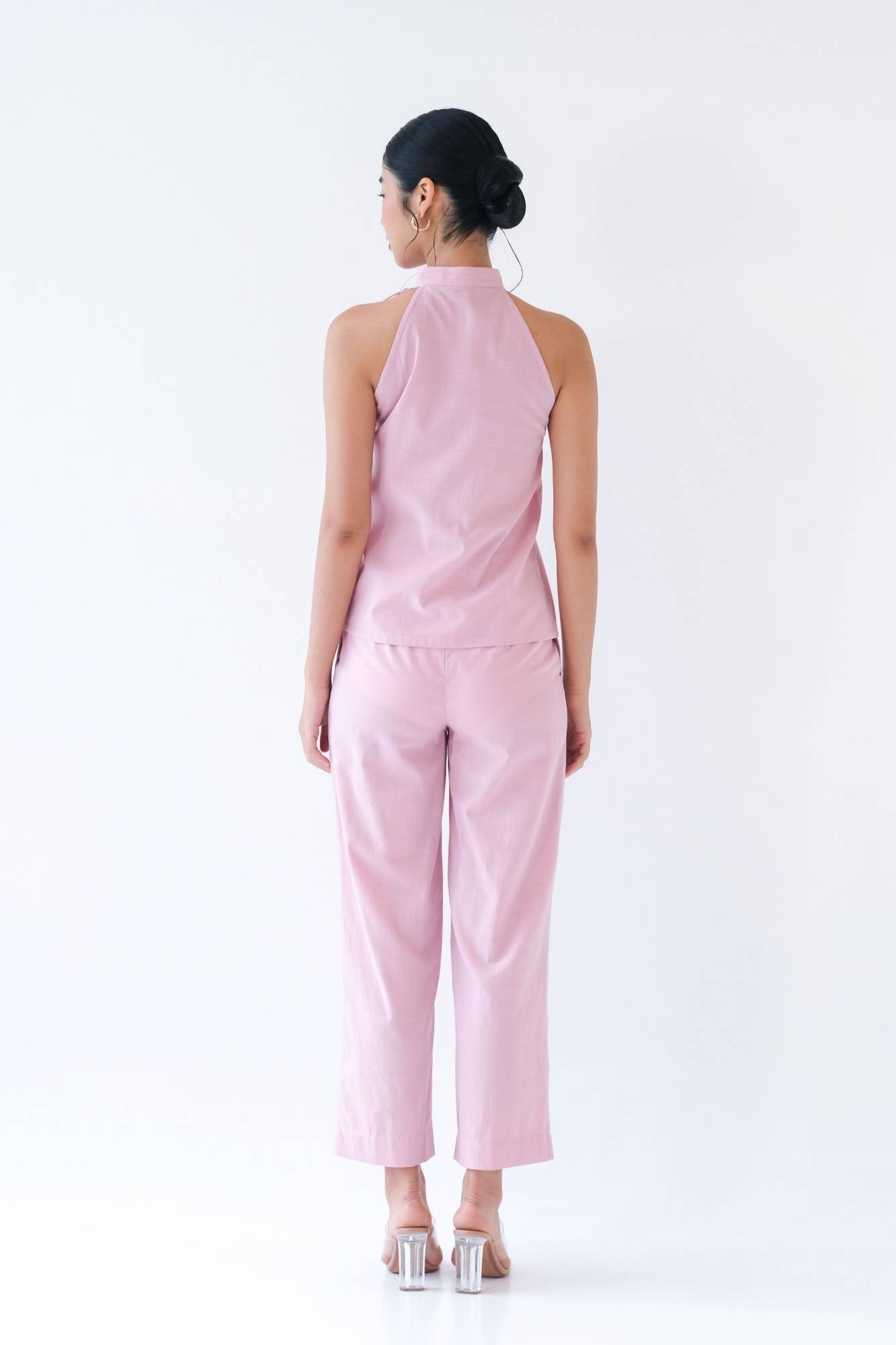 Peony Halter Top &amp; Pants Set