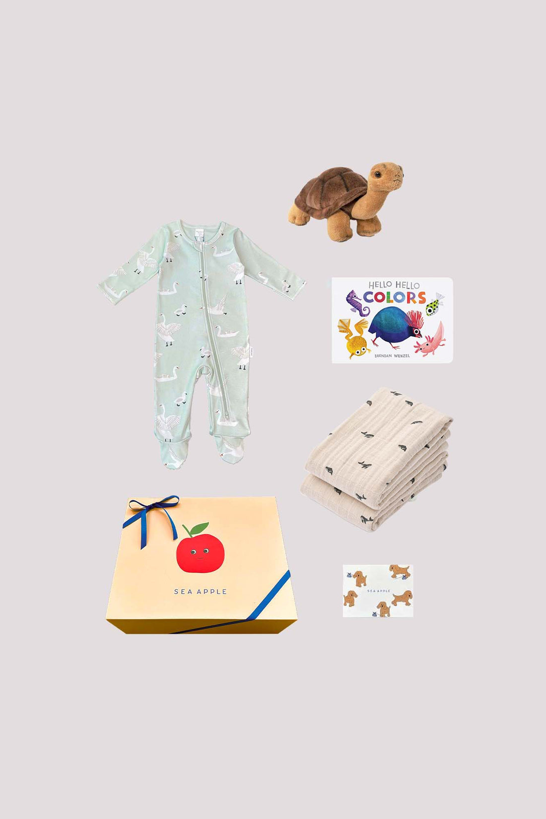 Personalisable Seafoam Baby Gift Set
