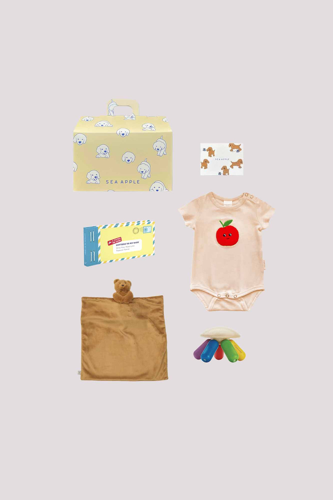 Personalisable Caramel Baby Gift Set