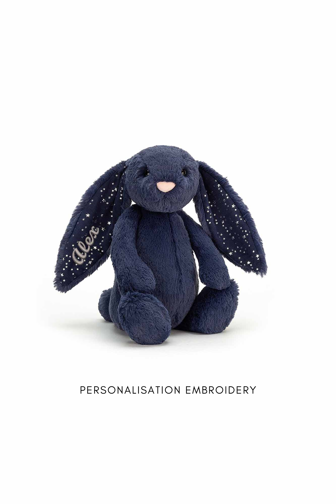 Personalisable Jellycat Bashful Bunny Stardust Medium