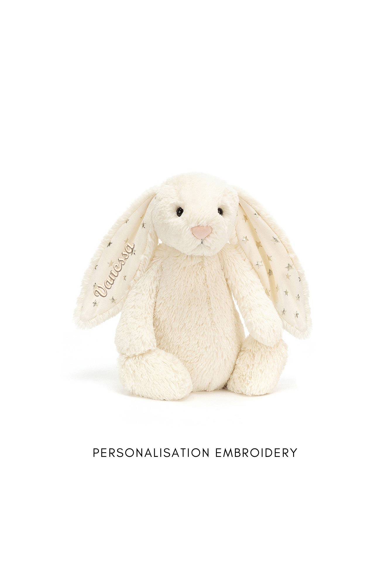 Personalisable Jellycat Bashful Bunny Twinkle Medium