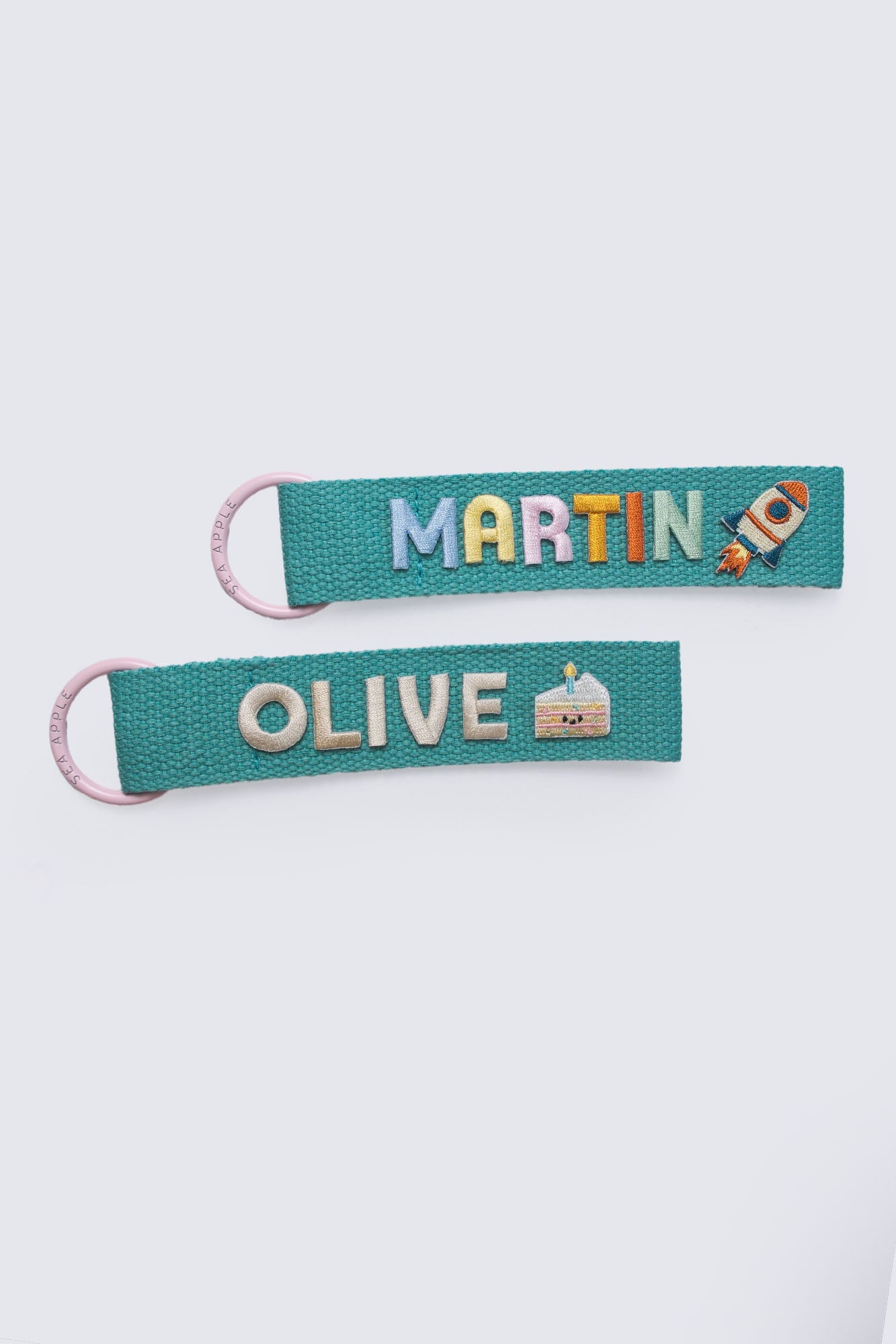Personalisable Turquoise Name Tag