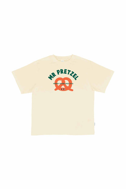 Pete Pretzel Sand Oversized Tee