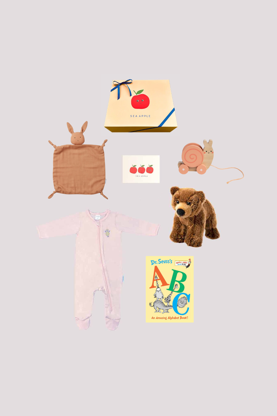 Personalisable Baby Girl Petunia Gift Set