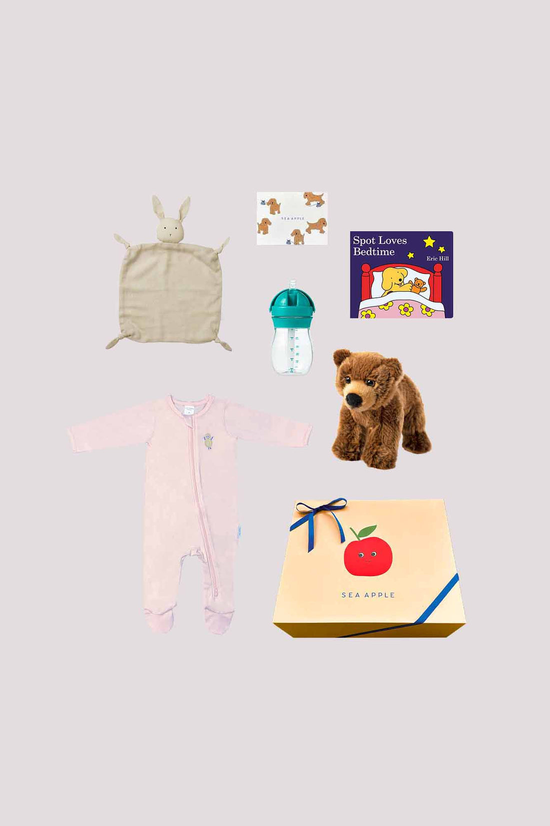 Personalisable Baby Girl Petunia Gift Set