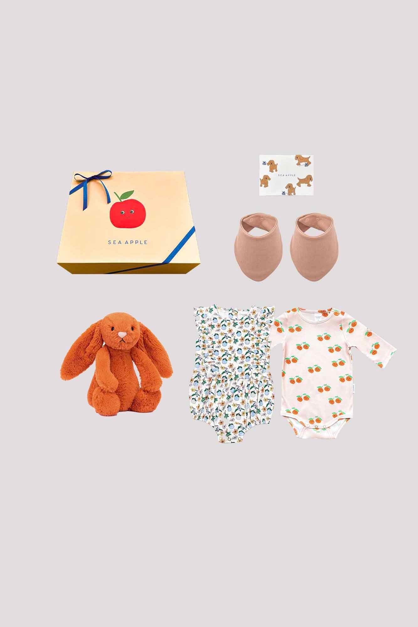 Personalisable Baby Girl Pink Citrus Gift Set