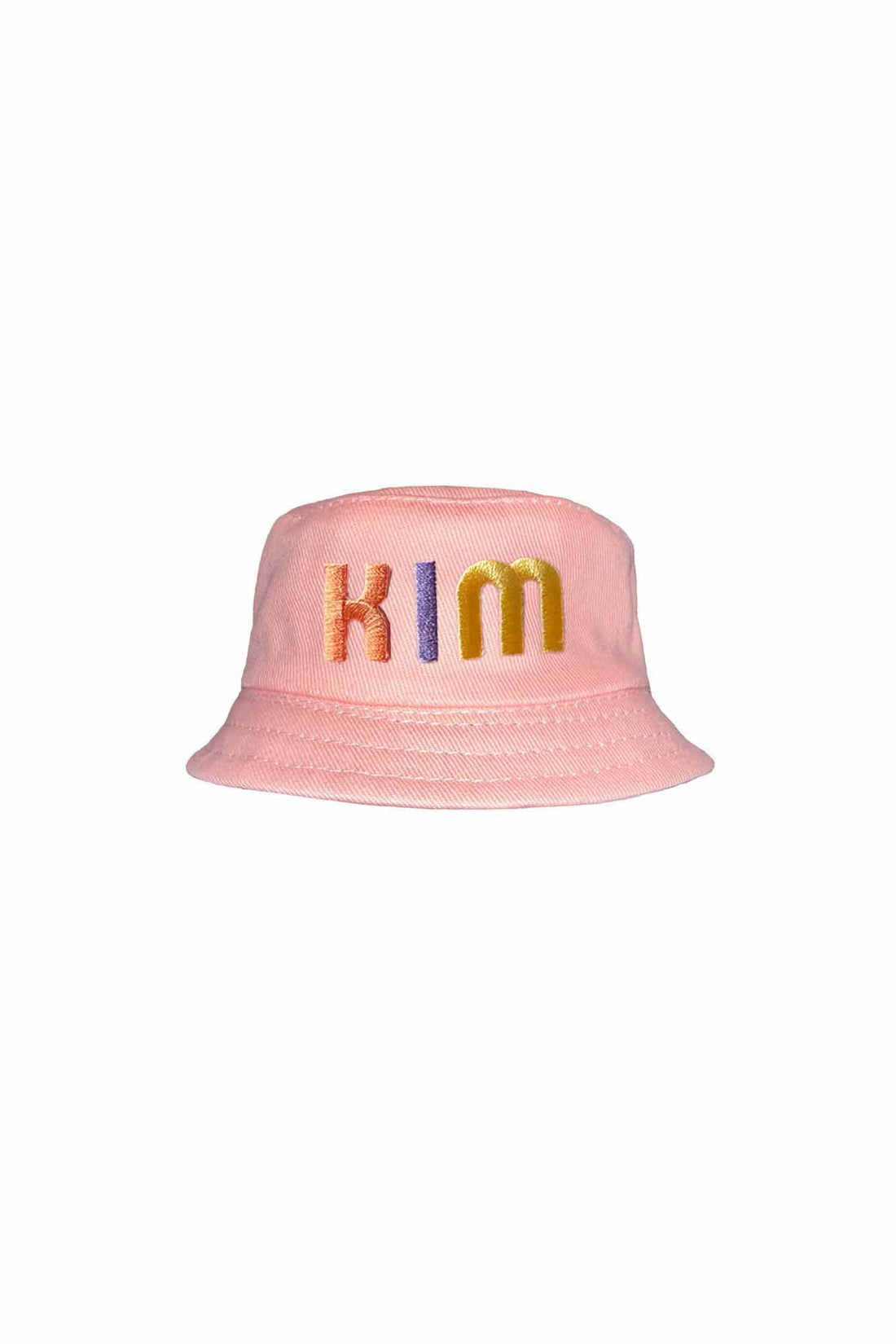 Mini Striped Pink Reversible Bucket Hat