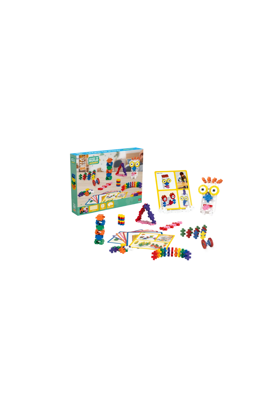 PLUS-PLUS Big Learn to Build Activity Set