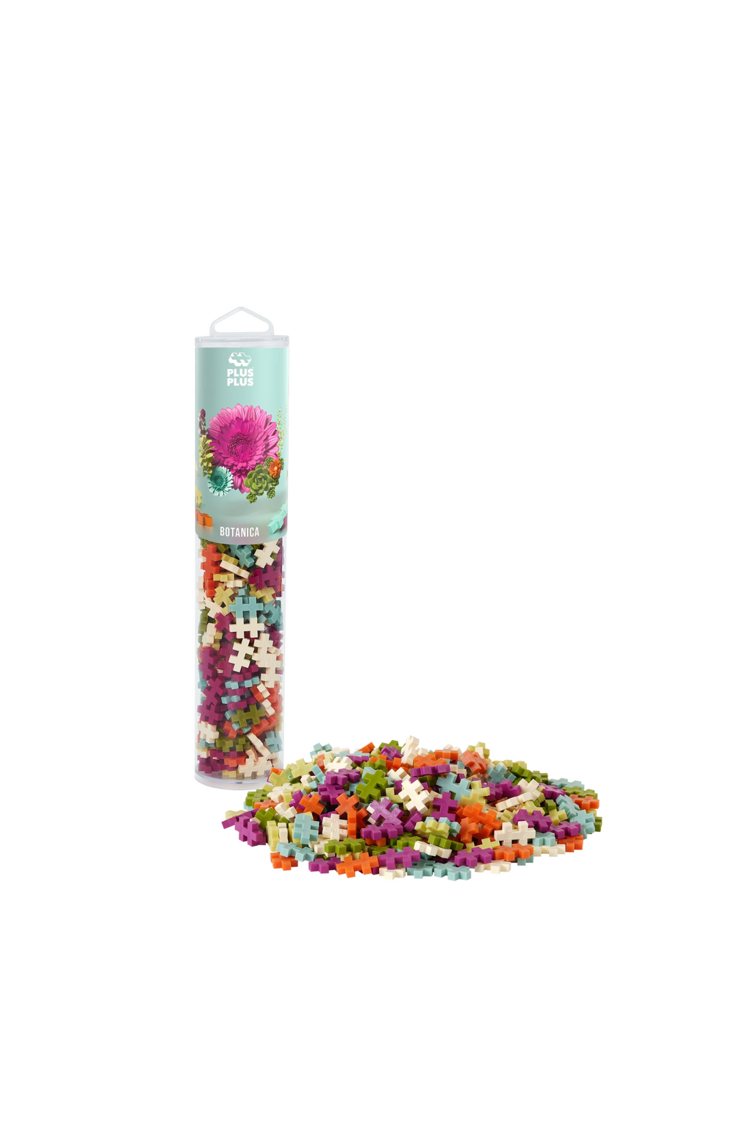 PLUS-PLUS Botanica Mix - 240 pieces Tube