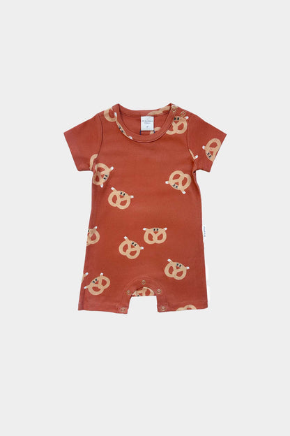 Pete Pretzel Shorts Romper