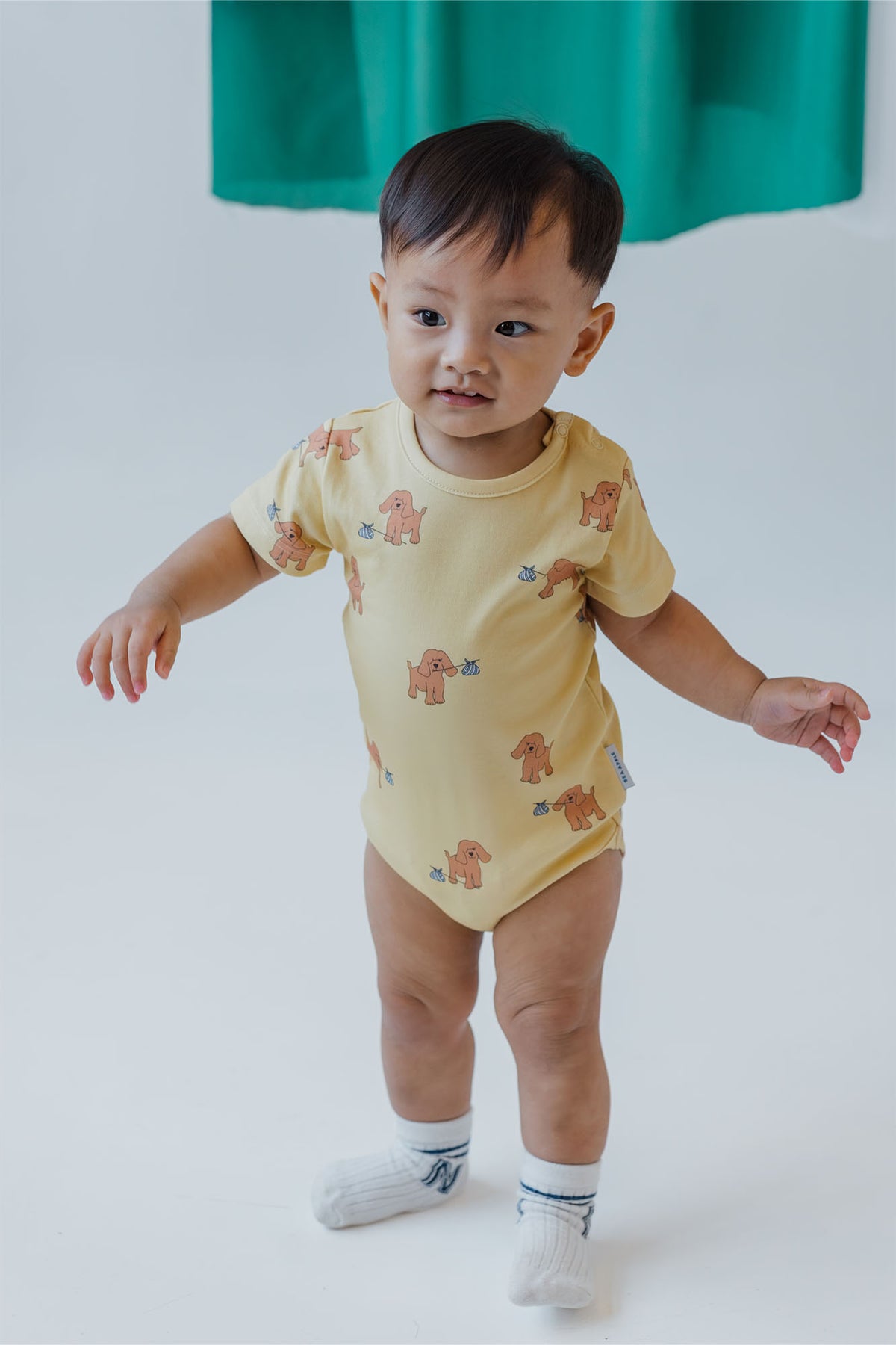 Runaway Dog Onesie - Corn