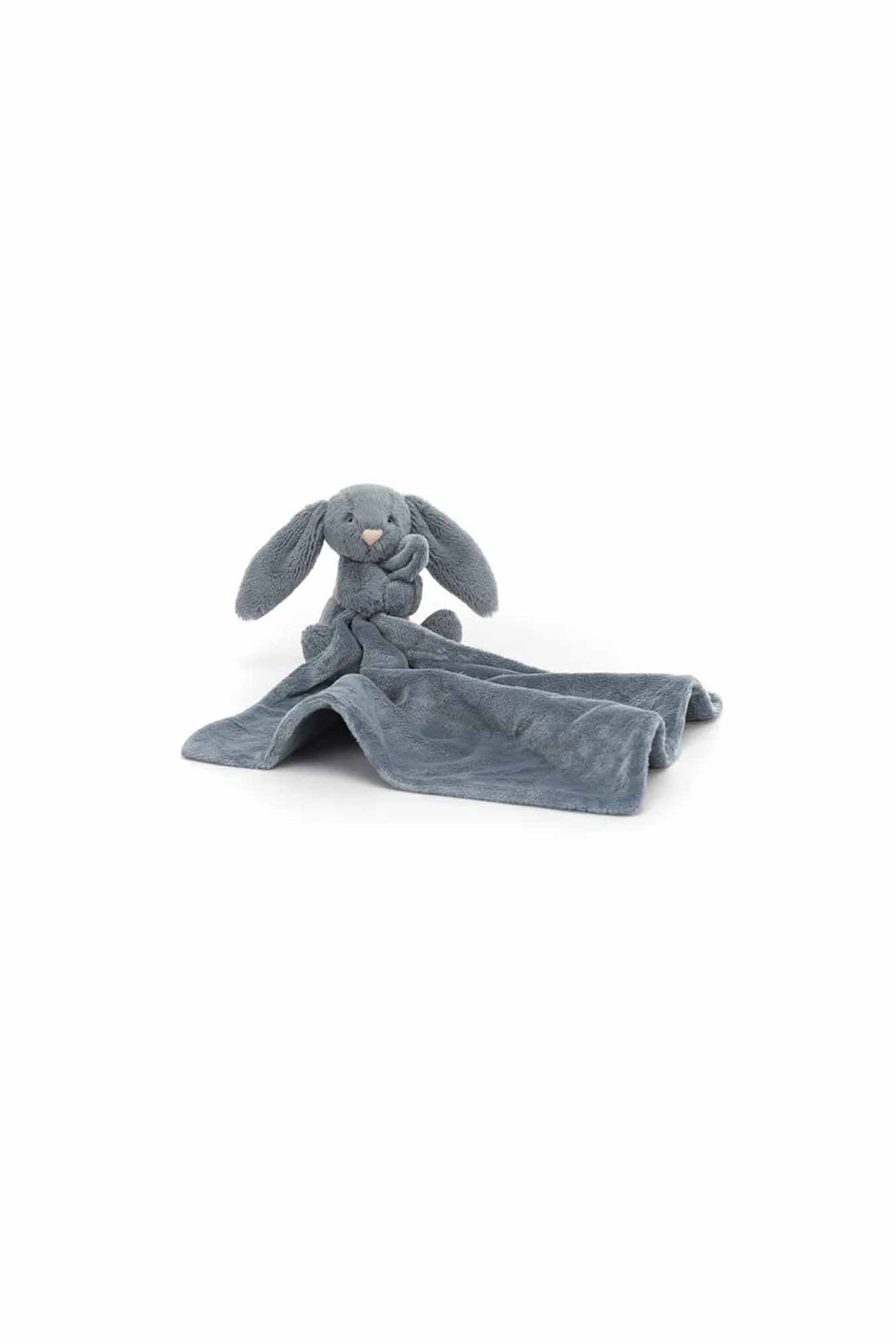 Personalisable Jellycat Bashful Dusky Blue Bunny Soother