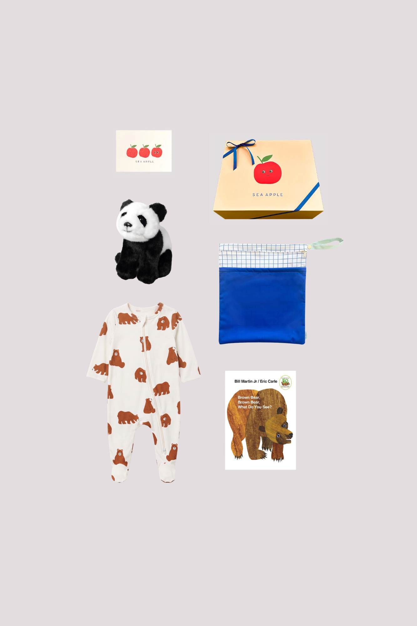 Personalisable Baby Safari Sky Gift Set
