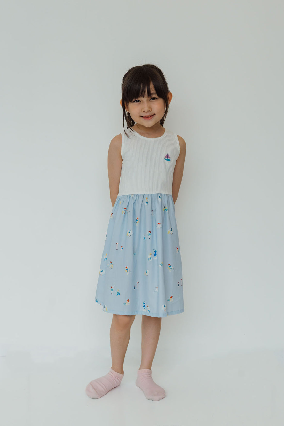 Simple Joys Splice Dress