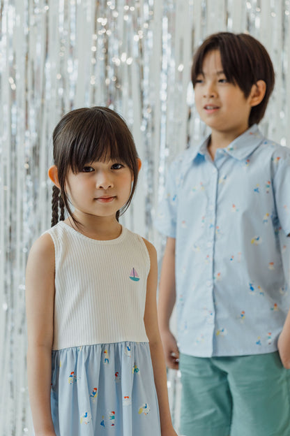 Simple Joys Splice Dress