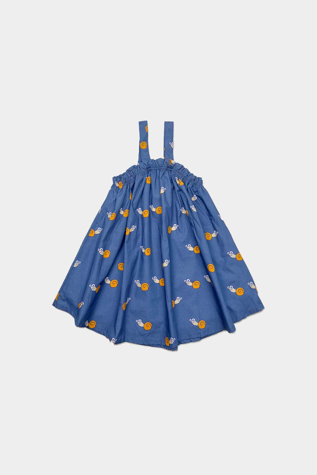 Snail Halter Ruffled Dress