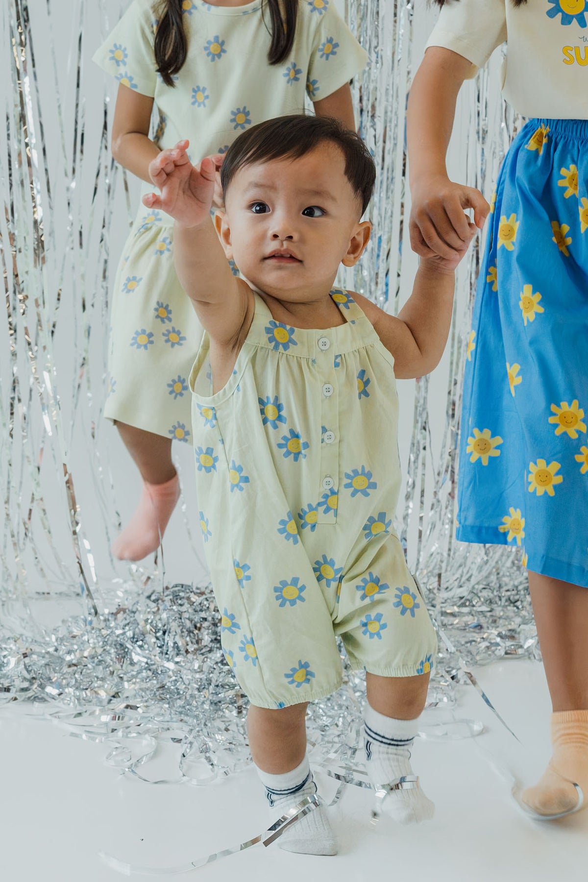Sunshine Baby Overalls - Vanilla
