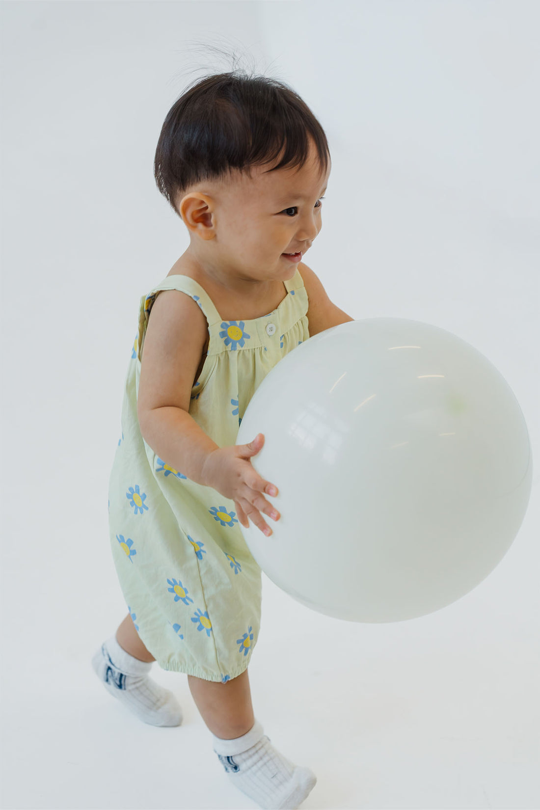 Sunshine Baby Overalls - Vanilla