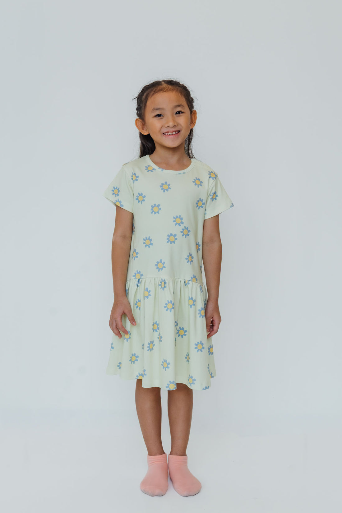 Sunshine Dropped Waist Dress - Vanilla