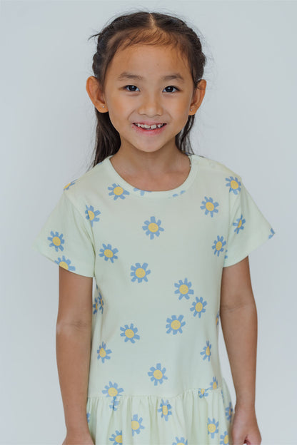 Sunshine Dropped Waist Dress - Vanilla