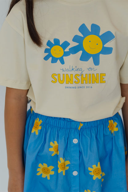 Walking On Sunshine Sand Oversized Tee