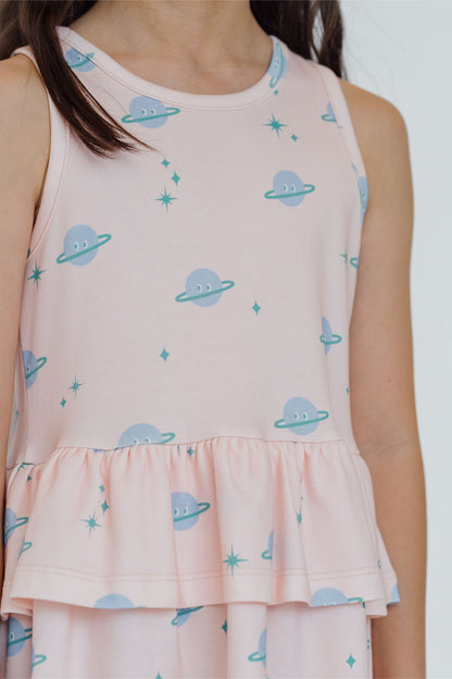 Supernova Racerback Dress - Blush