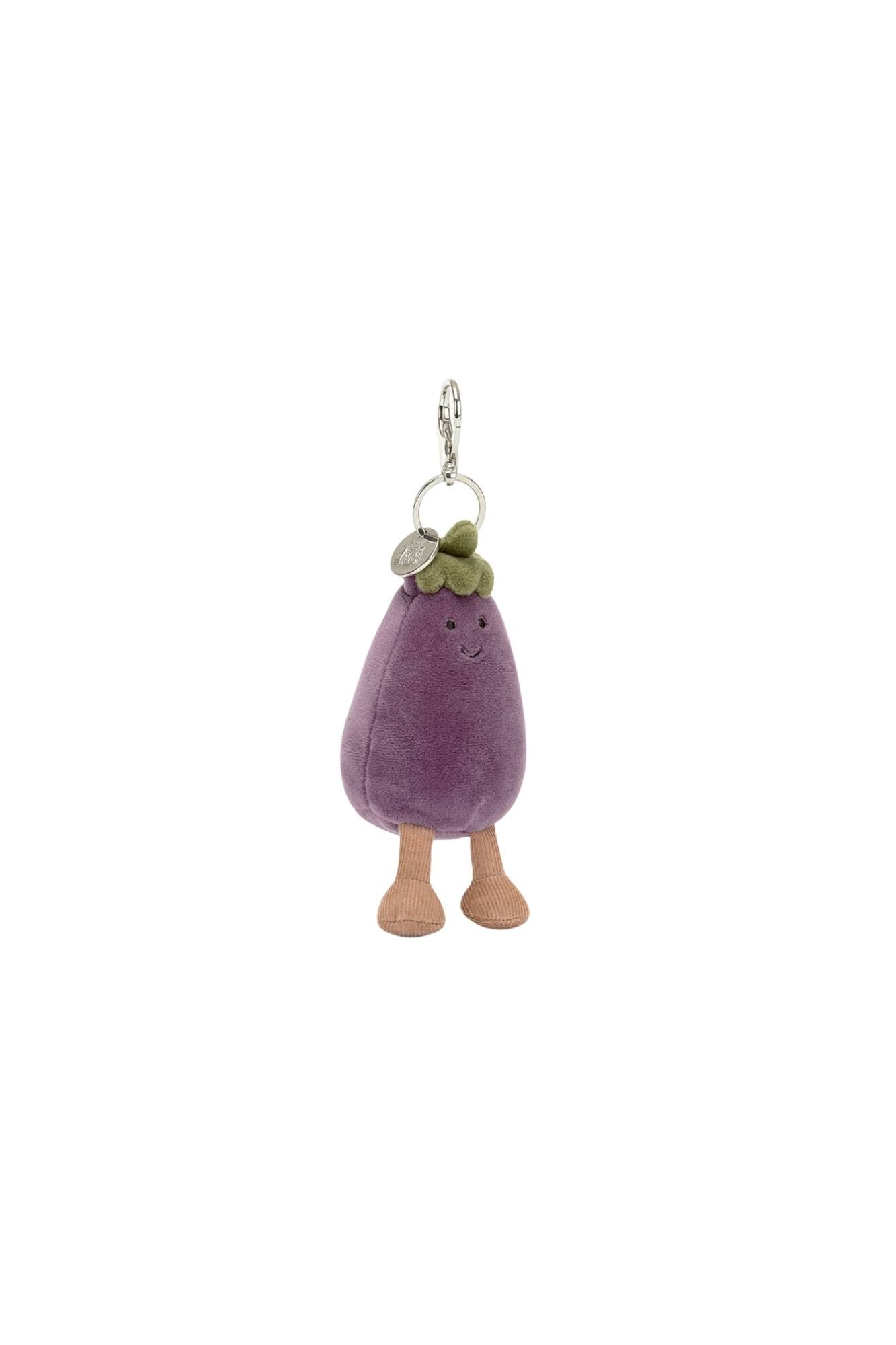 Jellycat Vivacious Aubergine Bag Charm