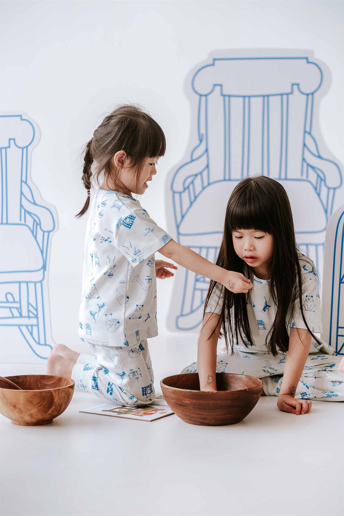 Three Bears Pyjamas Top & Pants Set
