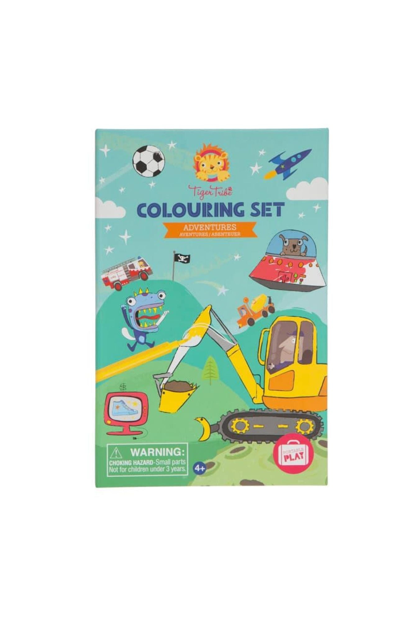 TIGER TRIBE COLOURING SET BOYS FAVOURITES