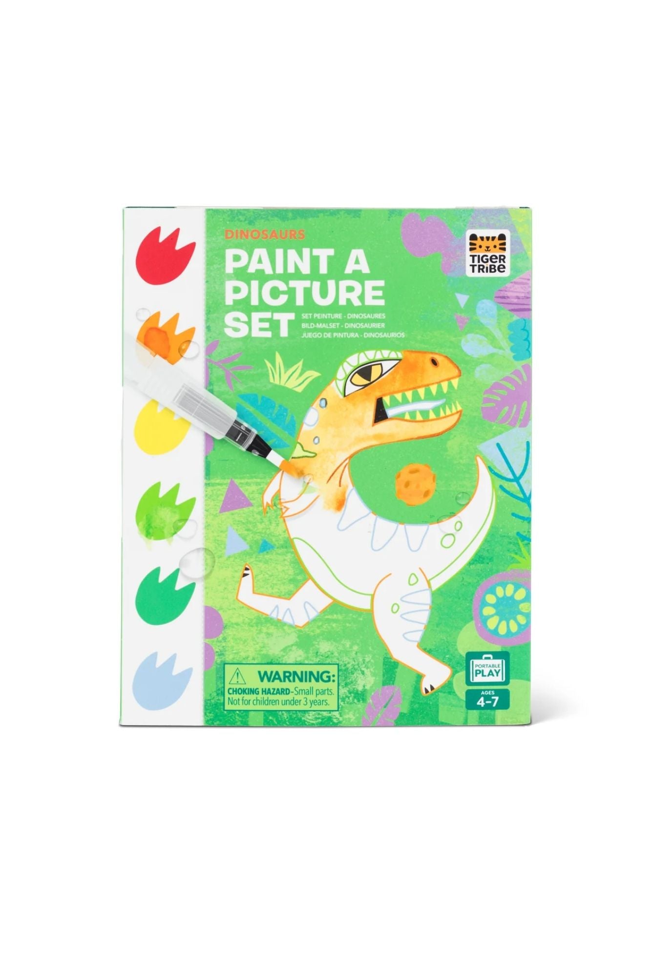 TIGER TRIBE PAINT A PICTURE SET DINOSAURS