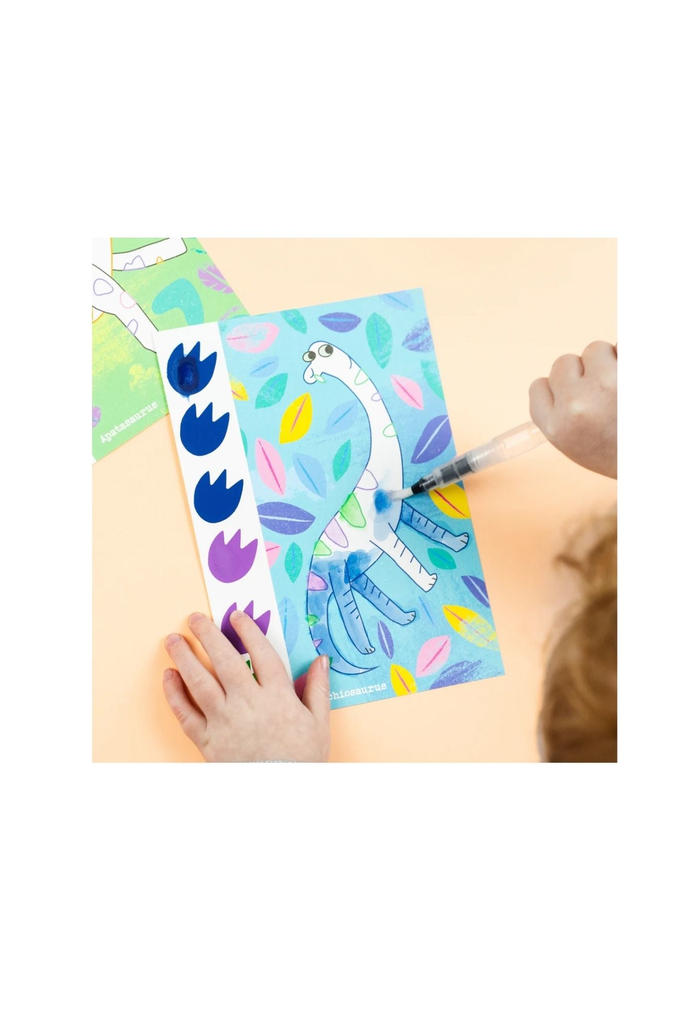 TIGER TRIBE PAINT A PICTURE SET DINOSAURS