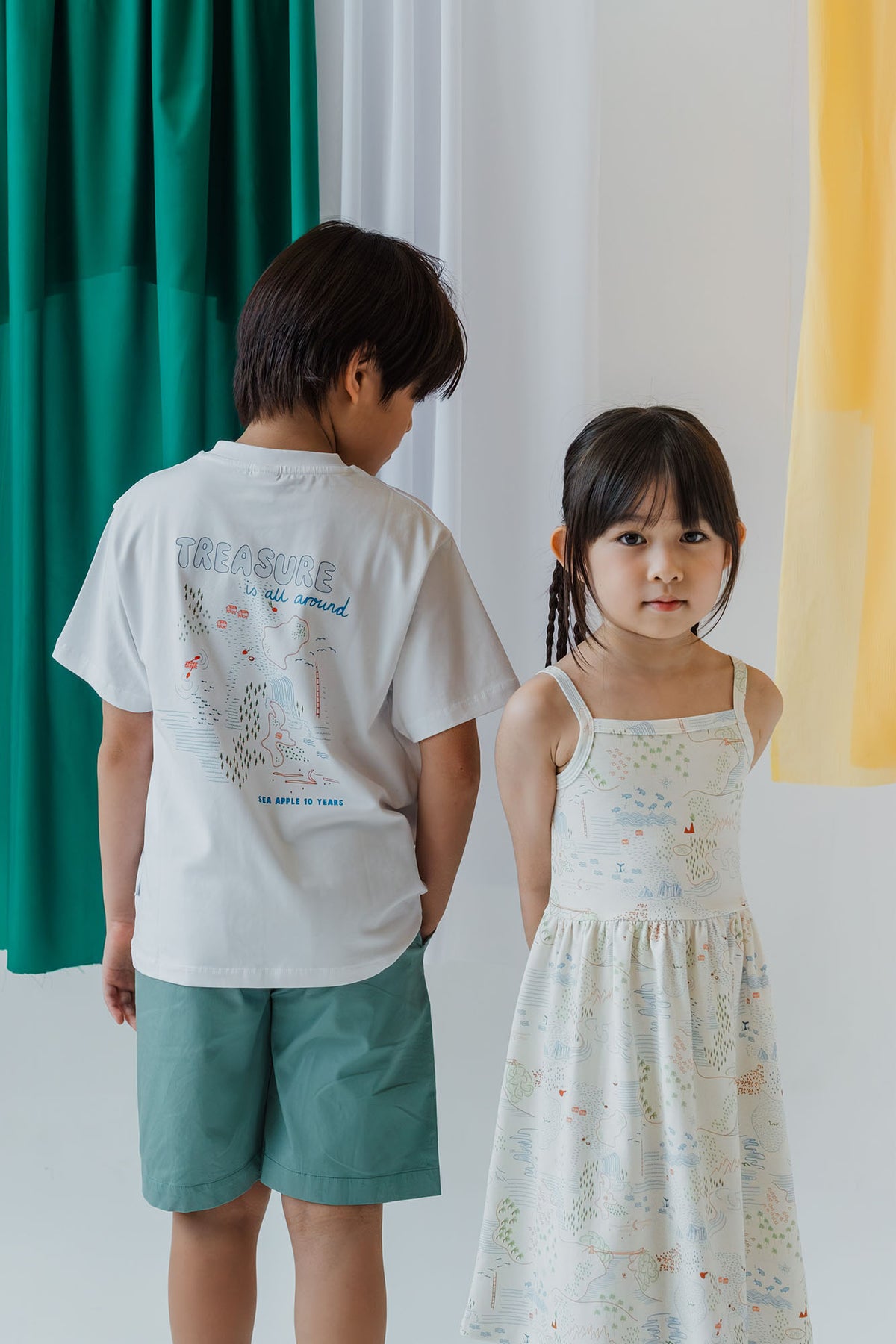 Treasure Map Cloud Oversized Tee