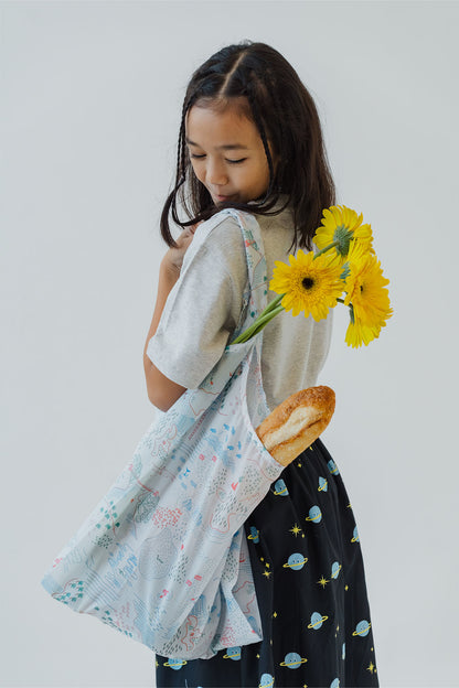 Personalisable Treasure Map Reusable Bag