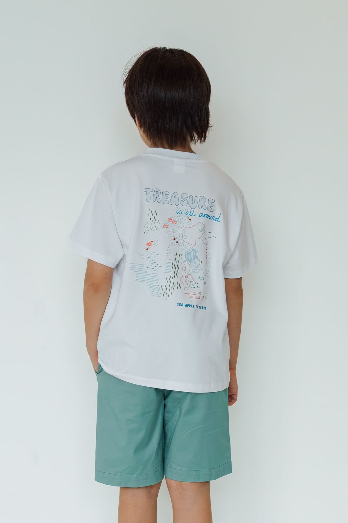 Treasure Map Cloud Oversized Tee