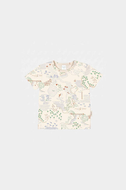 Treasure Map Tshirt - Ivory