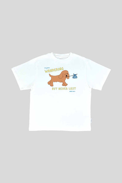 Wandering But Never Lost Cloud Oversized Tee