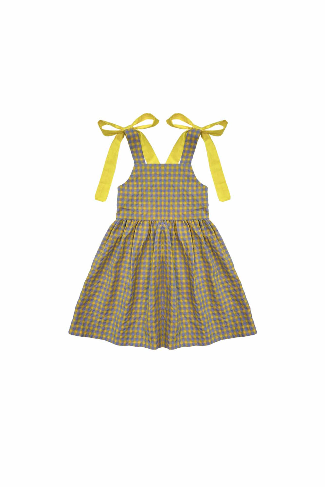 Yellow Plaid Chloe Dress