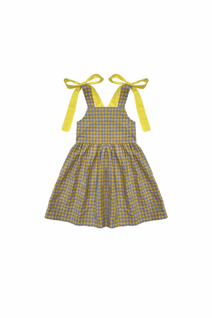Yellow Plaid Chloe Dress