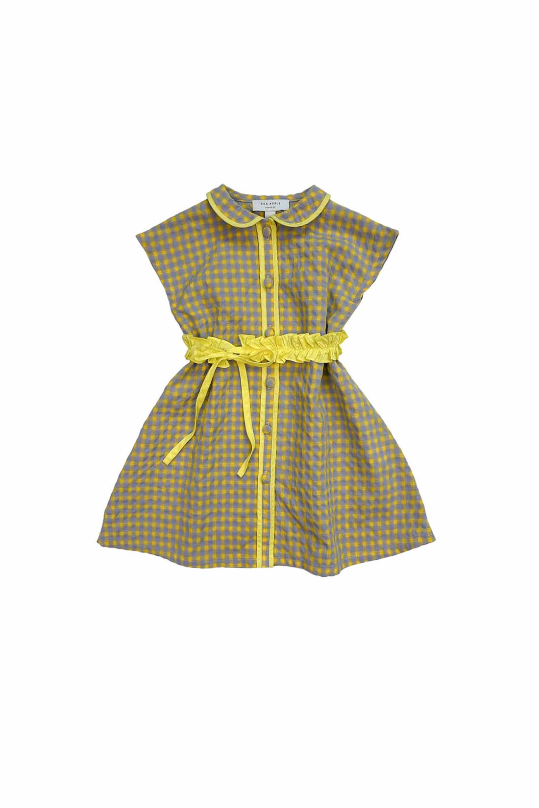 Yellow Plaid Penny Dress